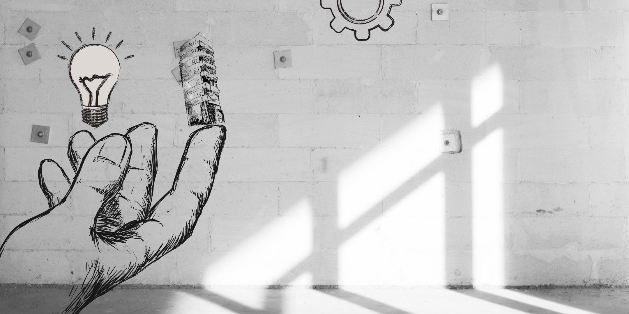 Une main sur un mur