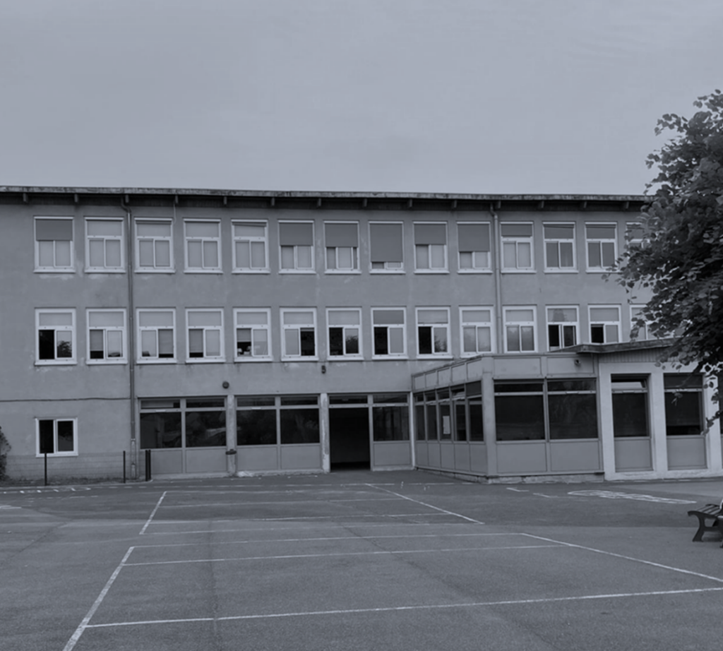 Bâtiment de face, AMO Programmation et Concours Groupe Scolaire Lagorse