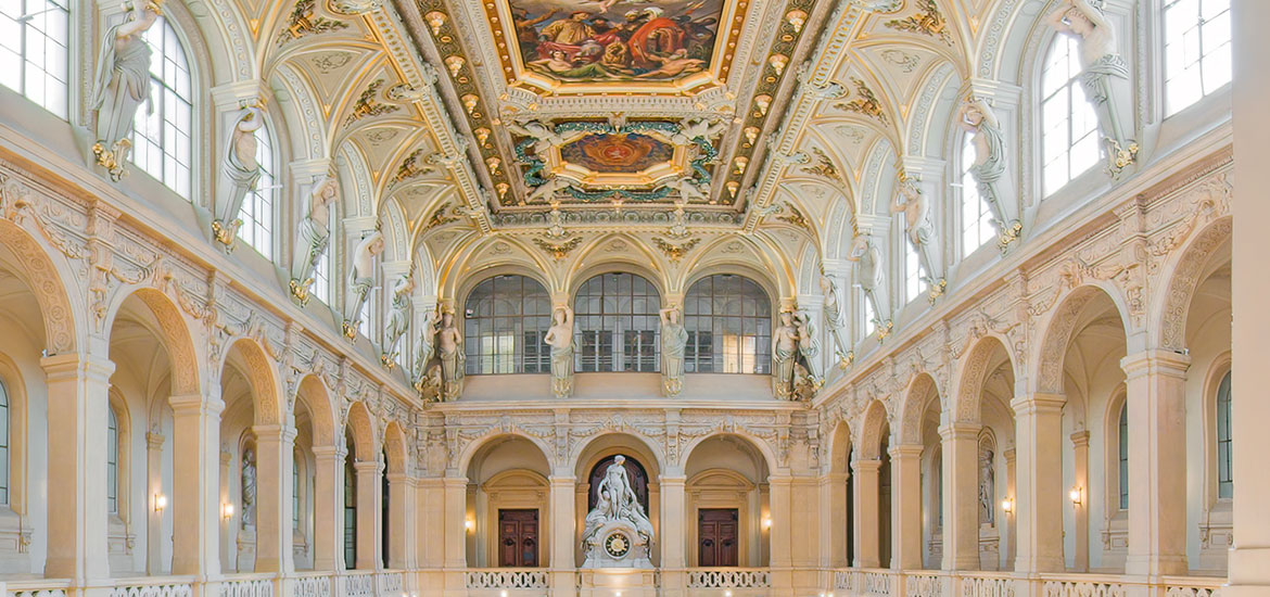 Le palais de la Bourse à Lyon